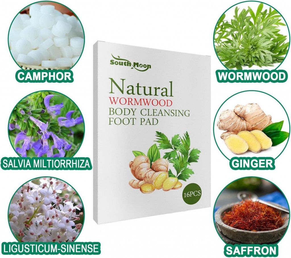 Детокс лепенки за крака с пелин и джинджифил – Natural Wormwood Body C