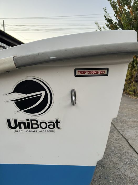 Barca fibra cu motor Yamaha 5cp 4T