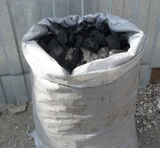 Уголь в мешках 50кг сортовой