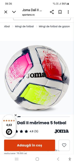 Minge fotbal Joma Dali
