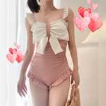 Costum de baie adolescenta costum intreg nou model roz kawaii