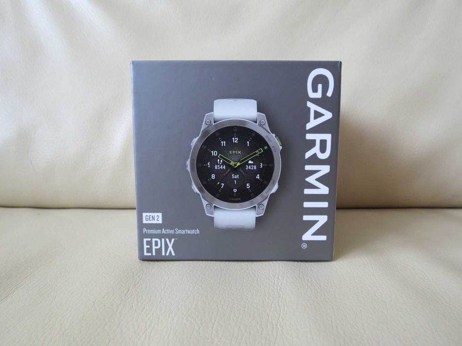 Garmin Epix 2 White (Alb) Sapphire Titan 47mm - Nou Sigilat !!!