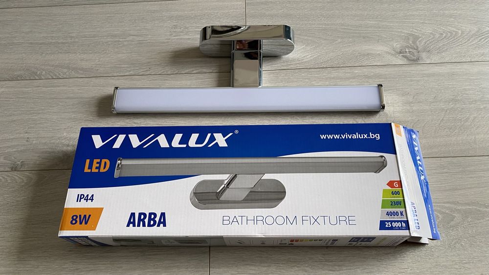 Vivalux LED ТЯЛО ЗА БАНЯ ARBA LED ∙ 8W ∙ 4000K ∙ IP44