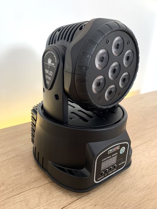 Moving Head Wash SHEHDS 7x18W RGBWA+UV 6in1  (NOU)