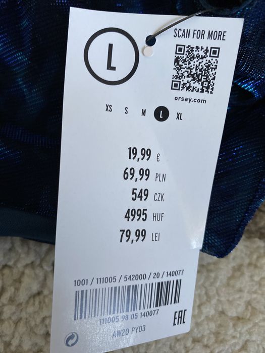 Fusta si bluza Orsay marimea L