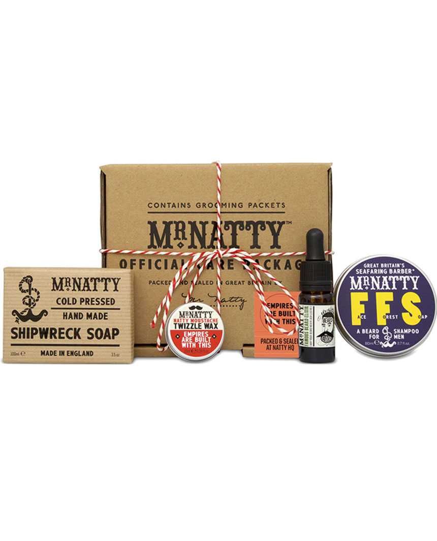 MR.NATTY set/kit best shave kit ever ,official care package MADE IN UK