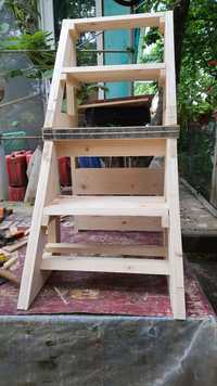 Scaun tip scară din lemn la preț fără concurentă