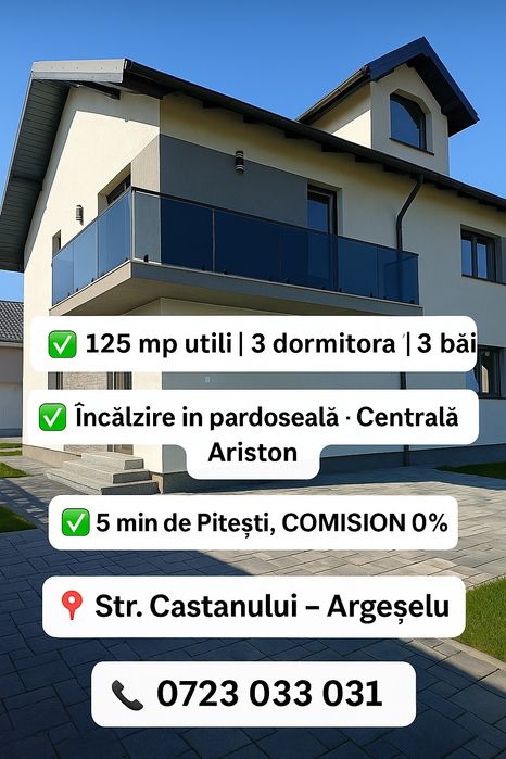 Vila/Casa Premium – Argeșelu, Comuna Mărăcineni
COMISION 0