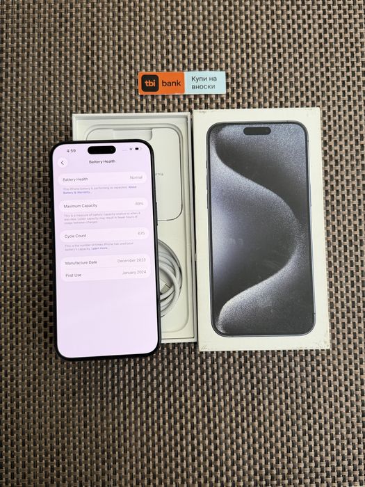 256Gb *ЛИЗИНГ*/ iPhone 15 Pro Max Blue Titanium / Айфон