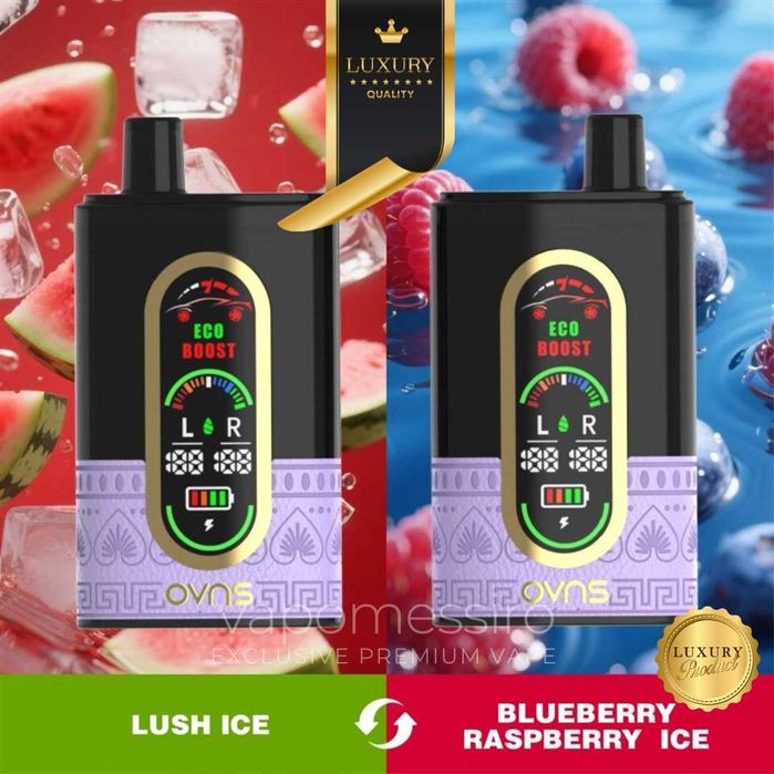 Vape Luxury Edition 50.000 Doua Arome Piele Display 4 Rezistente !