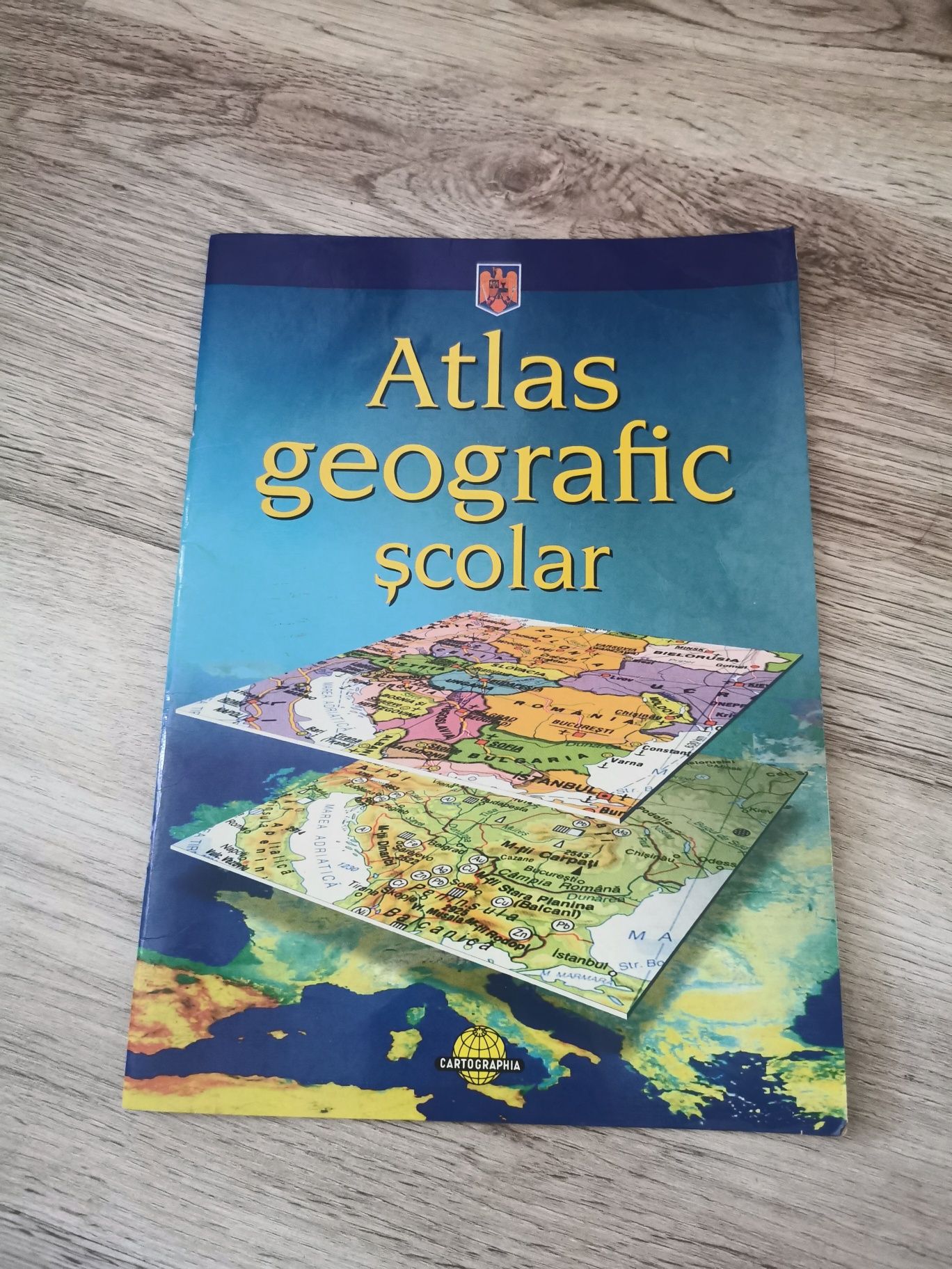 Atlas geografic scolar (Corint si Cartographia)