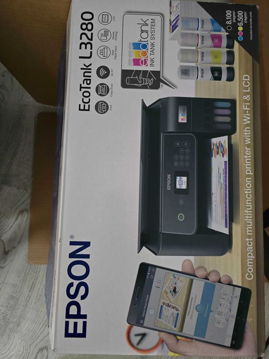 Принтер цветен Epson Eco Tank wifi
