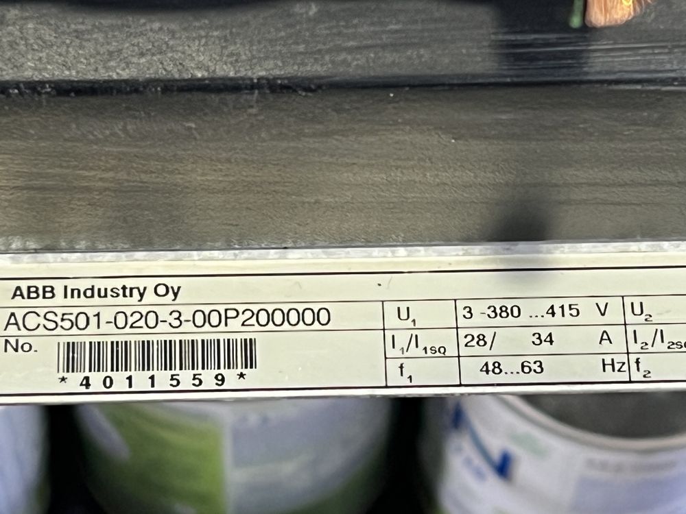 Честотно управление 15 kW ABB/честотен регулатор