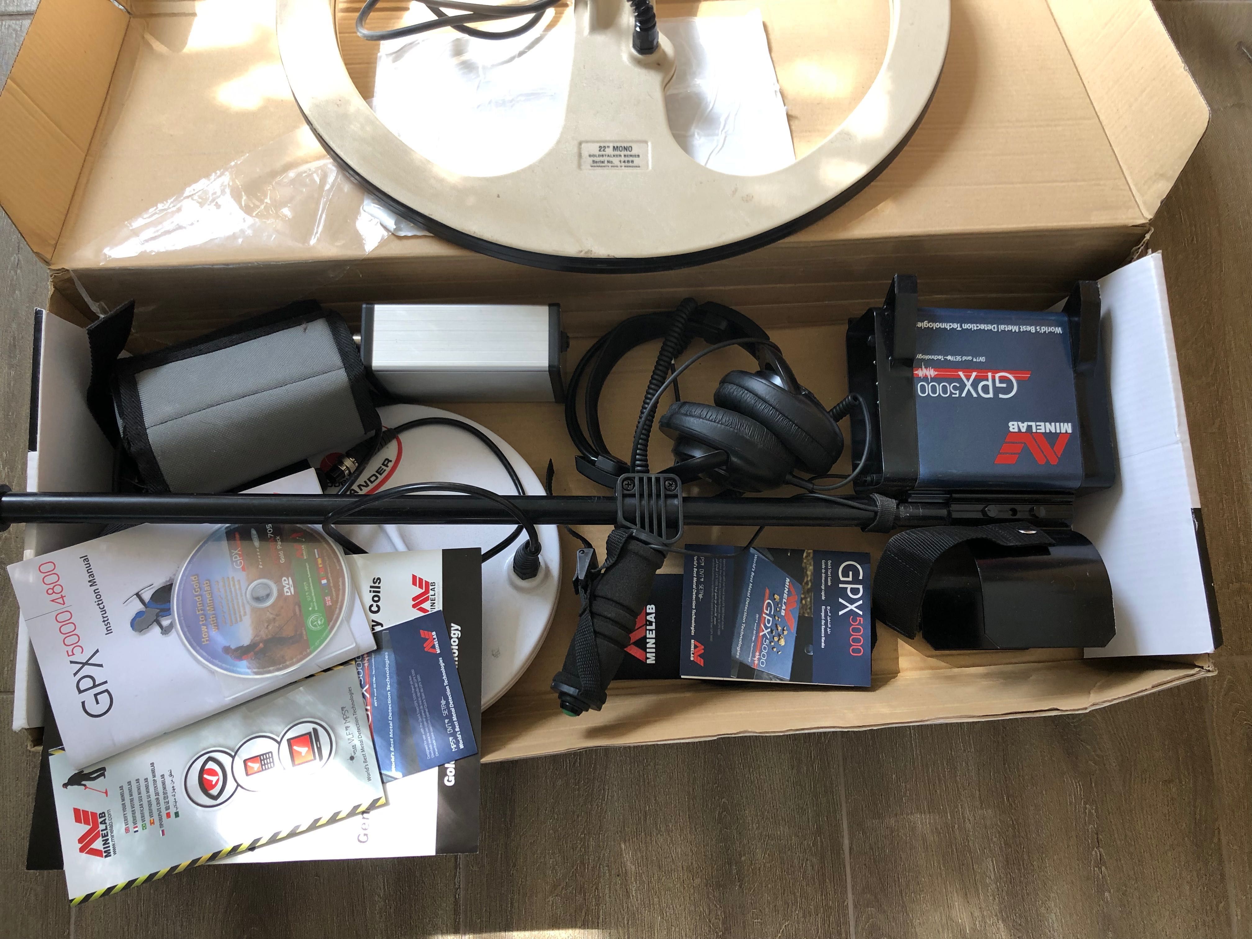 Minelab gpx 5000 3сонди вкл. Coiltek 22”