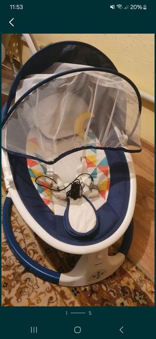 Продам шезлонг детский M star B008