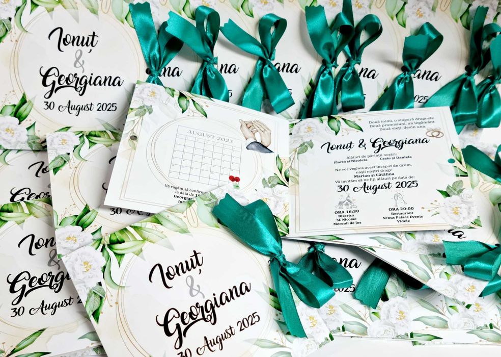 Invitatii nunta/botez/aniversari personalizate