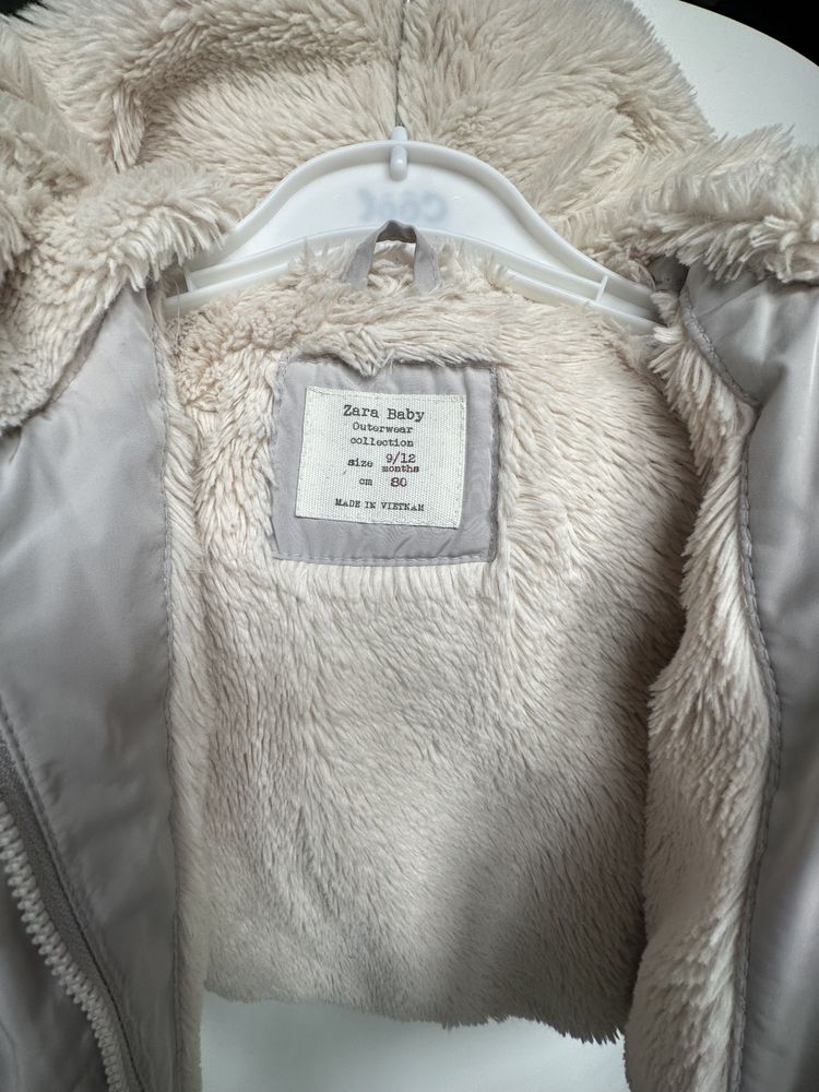 Тёплый комплект Zara kids (куртка+полукомбинезон)