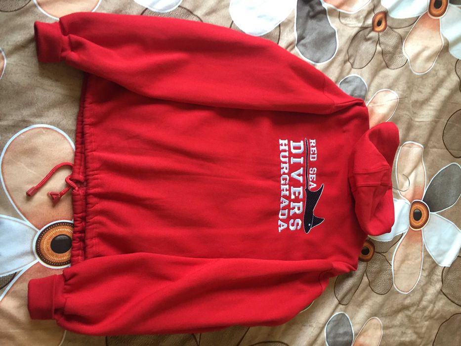 Hanorac cu gluga, rosu, Hurghada, Egipt, original