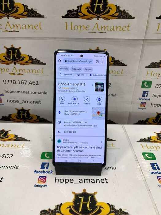 HOPE AMANET P12 - Samsung Galaxy S20 FE / 128-6 GB / Cloud Navy