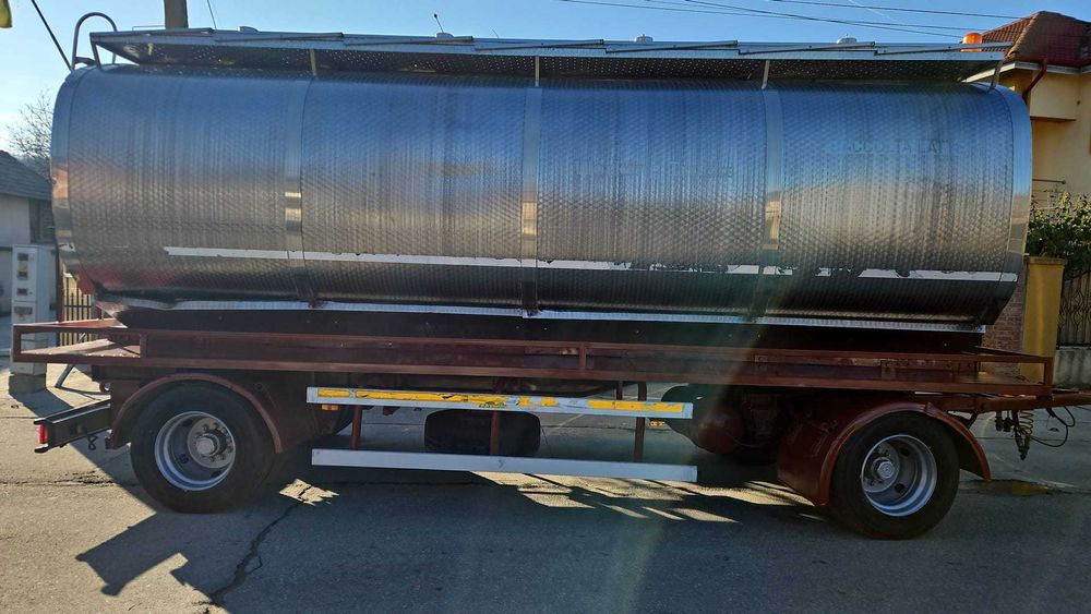 Remorca cisterna agricola inox