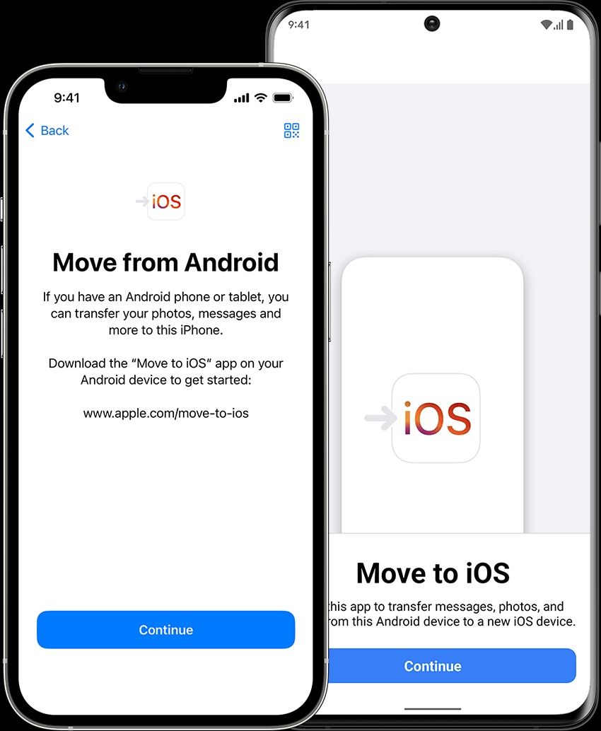 Transfer date pe/ de pe  iOS, android