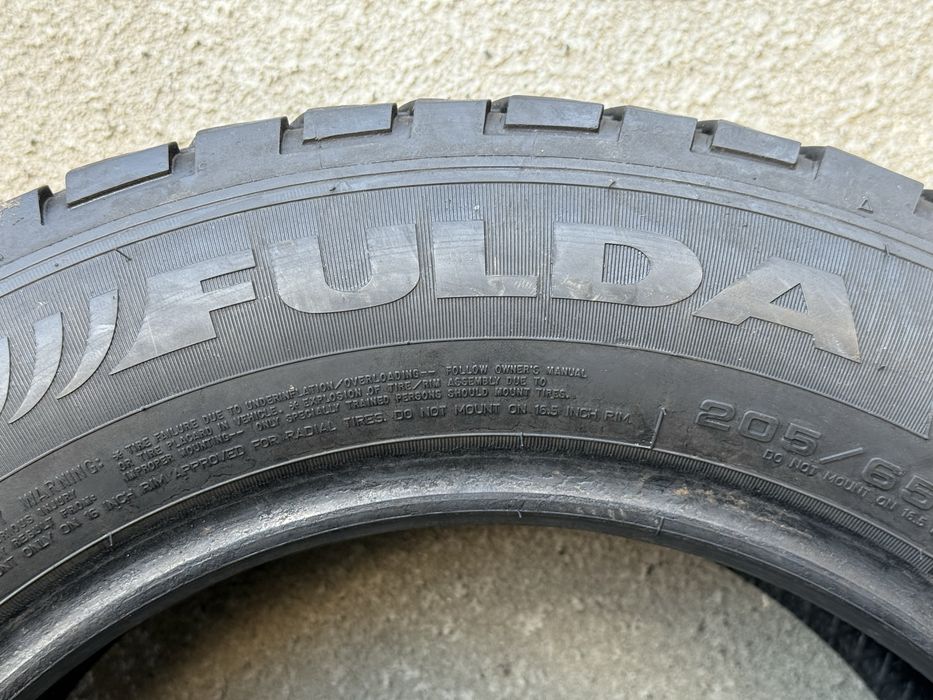 205/65/16C M+S FULDA Dot 3423 PROFIL 7mm