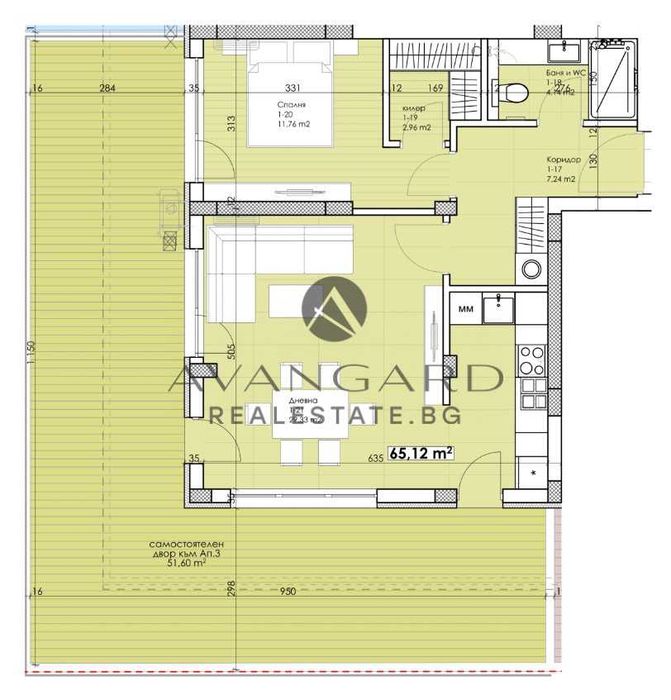 Продава се Двустаен апартамент в Пловдив, Беломорски - 131 кв.м за 924 €/кв.м - Снимка #12