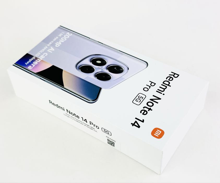 НОВ! Xiaomi Redmi Note 14 Pro 5G 256GB 8RAM Black 2г. Гаранция!