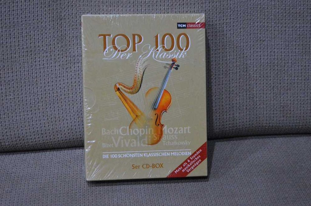 TOP 100 Classics - 5 CDs - Bach, Chopin, Mozart, Vivaldi, Strauss