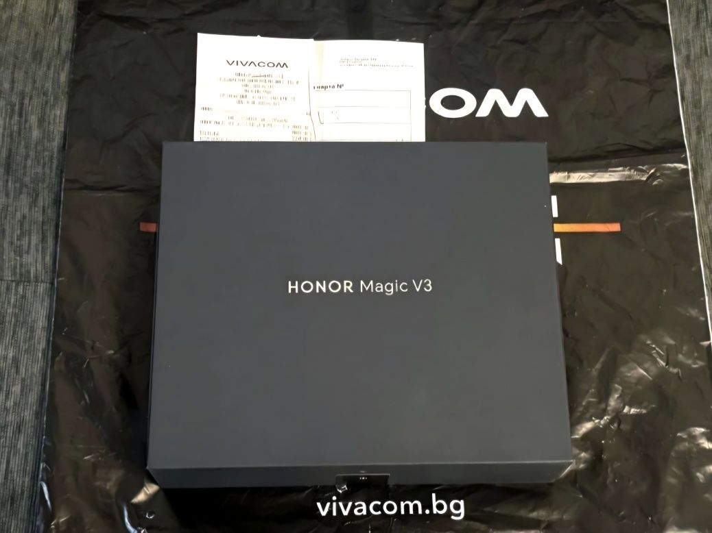 КАТО НОВ 512GB Honor Magic V3 Vivacom Гаранция 2027 Green Зелен
