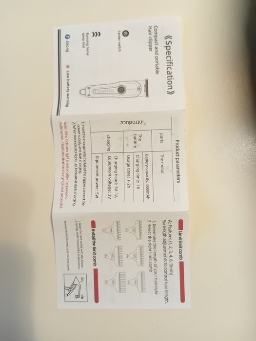 Masina tuns parul si barba.