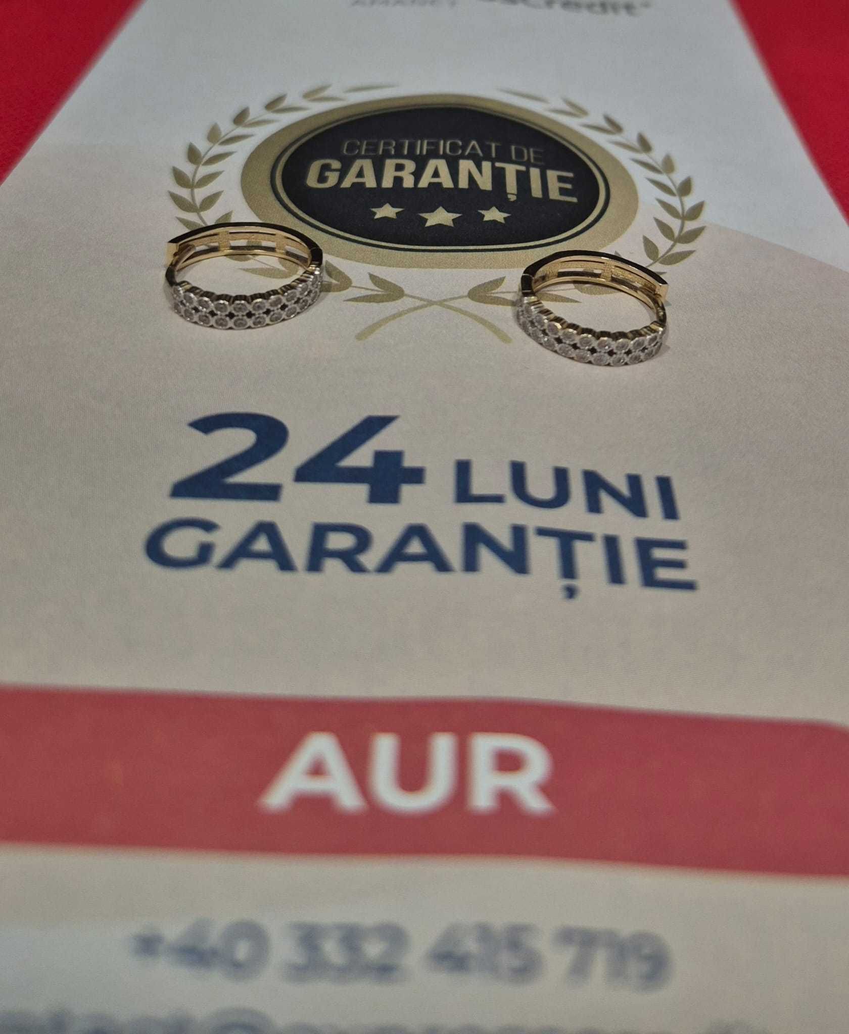 Cercei de aur (AG32 B26815.1) 2 ANI GARANTIE!