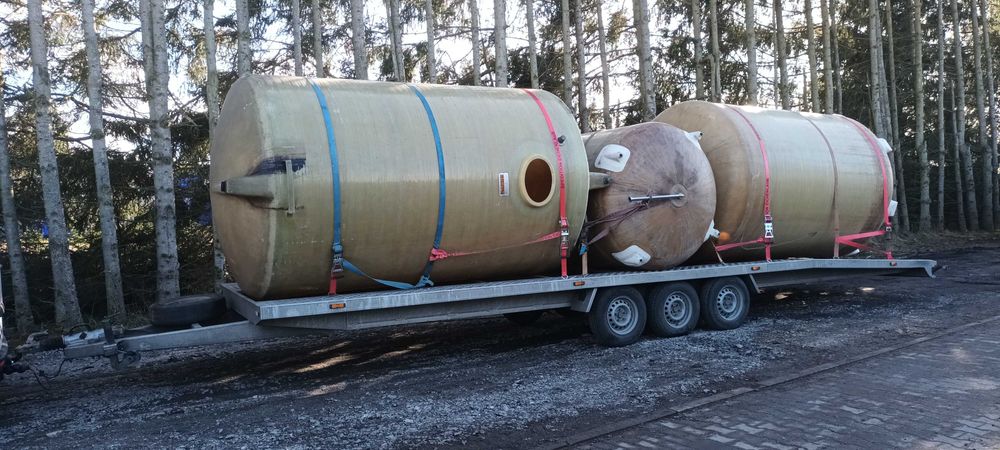 Bazine fibra de sticla de la 500 litri la 8000l