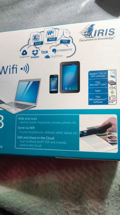 Scaner iriscan book executive 3 wireless