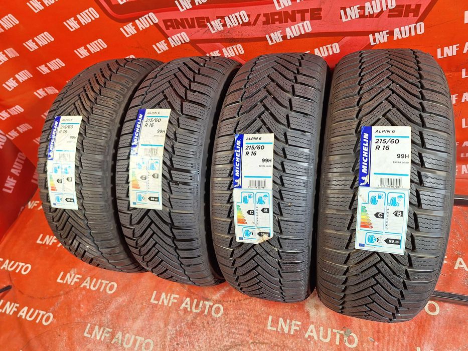 Anvelope de IARNA - 215/60/16 - Michelin 6 - NOI - DOT 2020 !