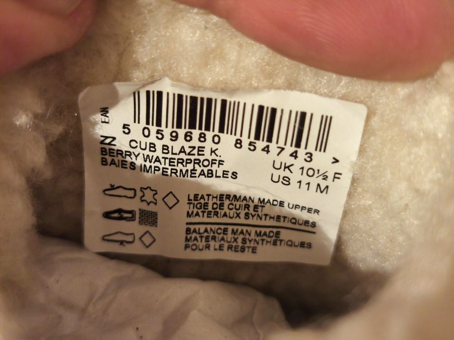 Нови детски ботуши за момиче Clarks, размер 28,5