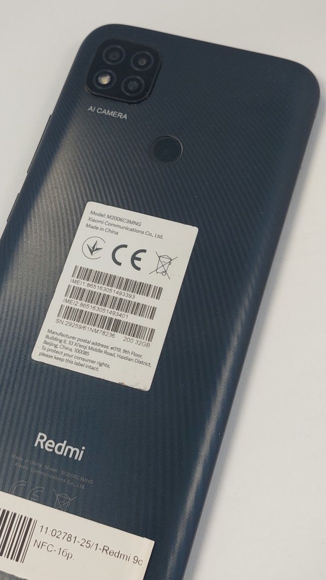 Xiaomi Redmi 9C Цвят Черен