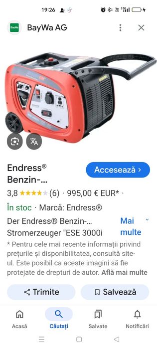 Generator 230v/3kv Endres 3000