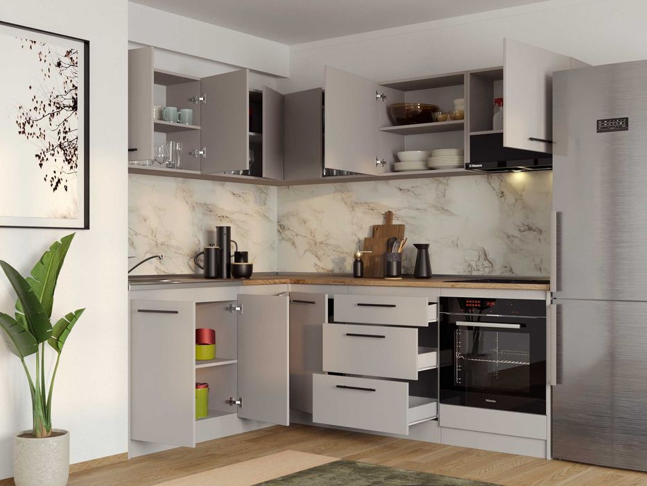 Set Mobila Bucatarie Colt Linea 180*220 Casmir C21 - Transport Gratuit