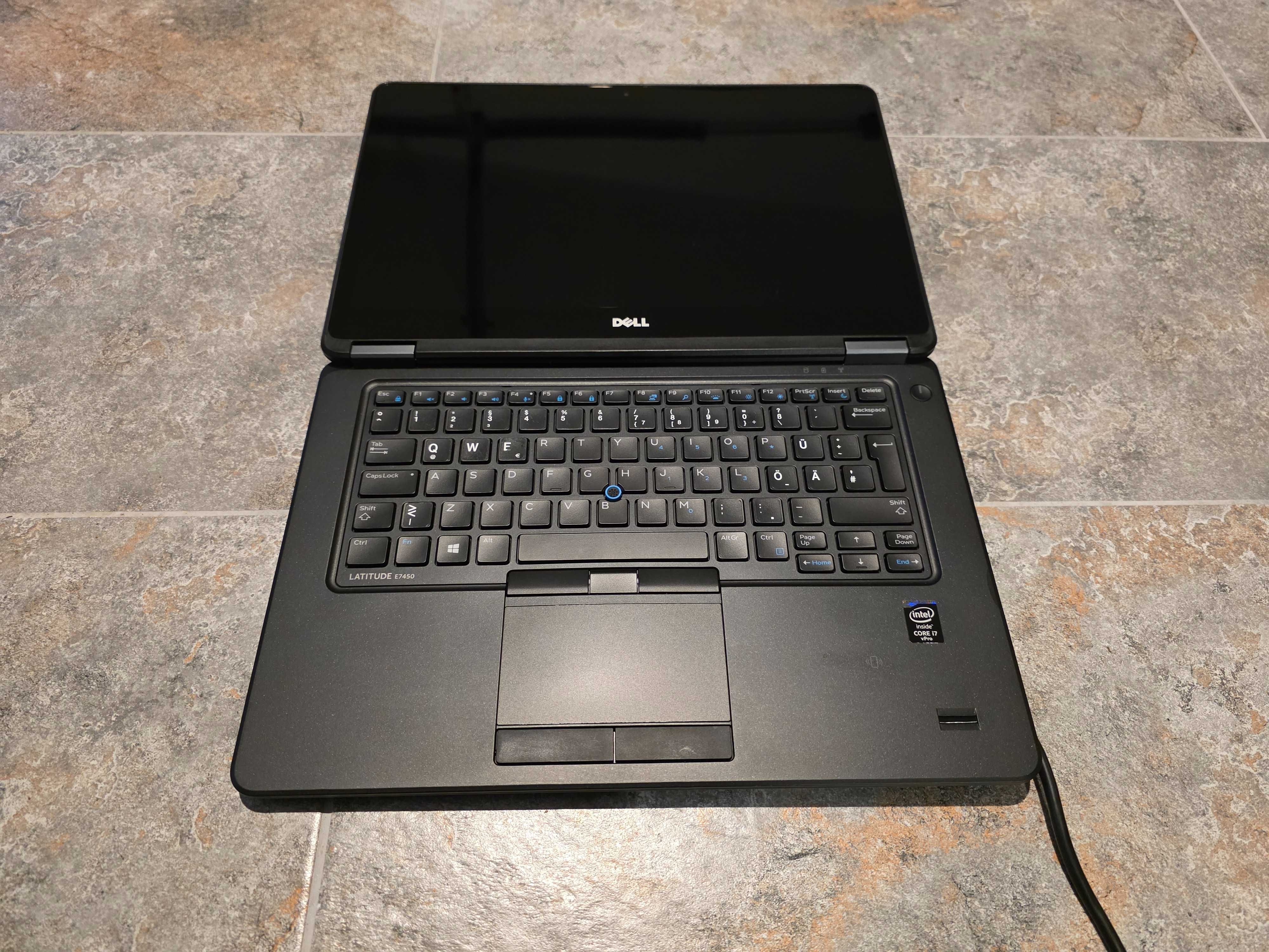 Dell E7450-i7~5600U-8GB-250GB SSD-14"FHD Touch-Intel HD5500~4GB-NFC