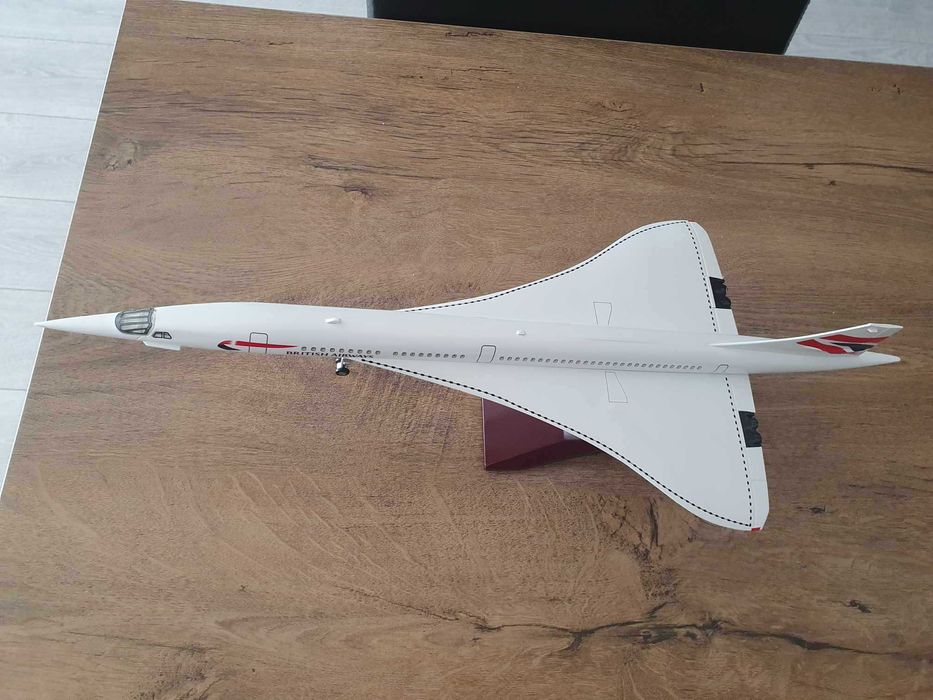 Macheta uriașă de avion British Airways Concorde | Perfect pt cadou