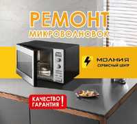 Сервис "МОЛНИЯ" ремонт микроволновых печей/микроволновок! Всех брендов