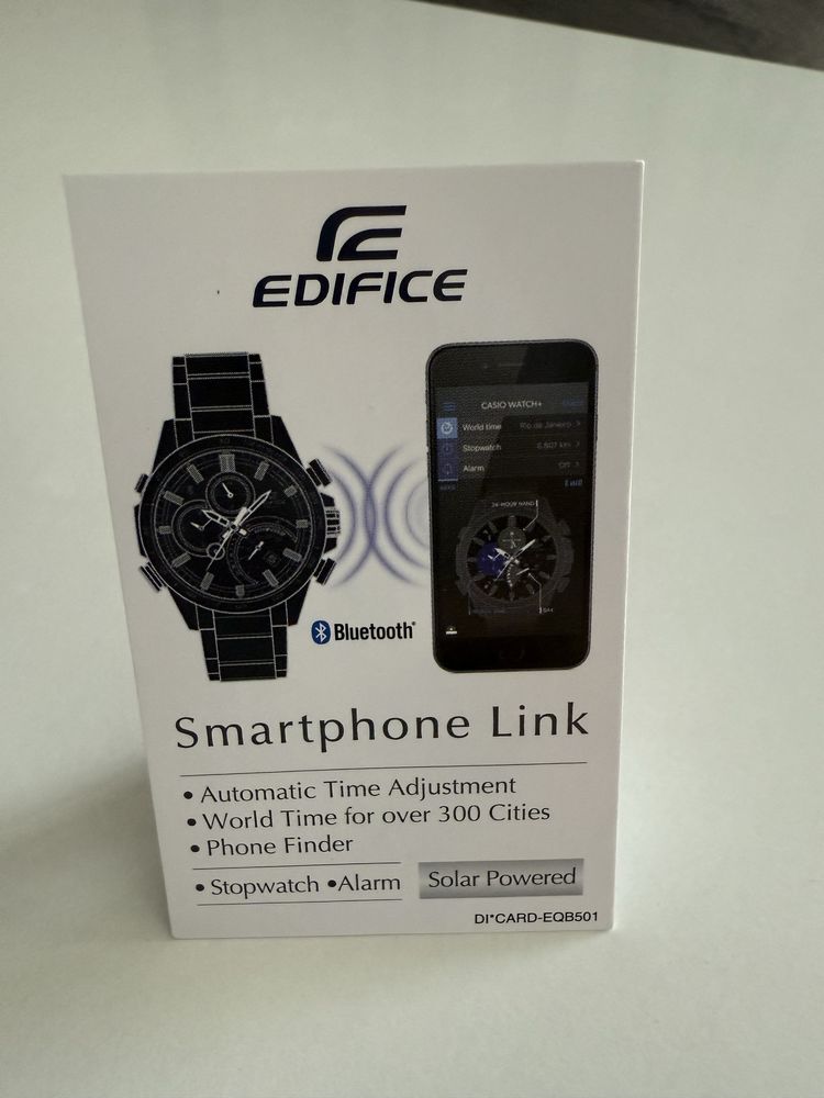 Casio Edifice, Bluetooth, Solar.