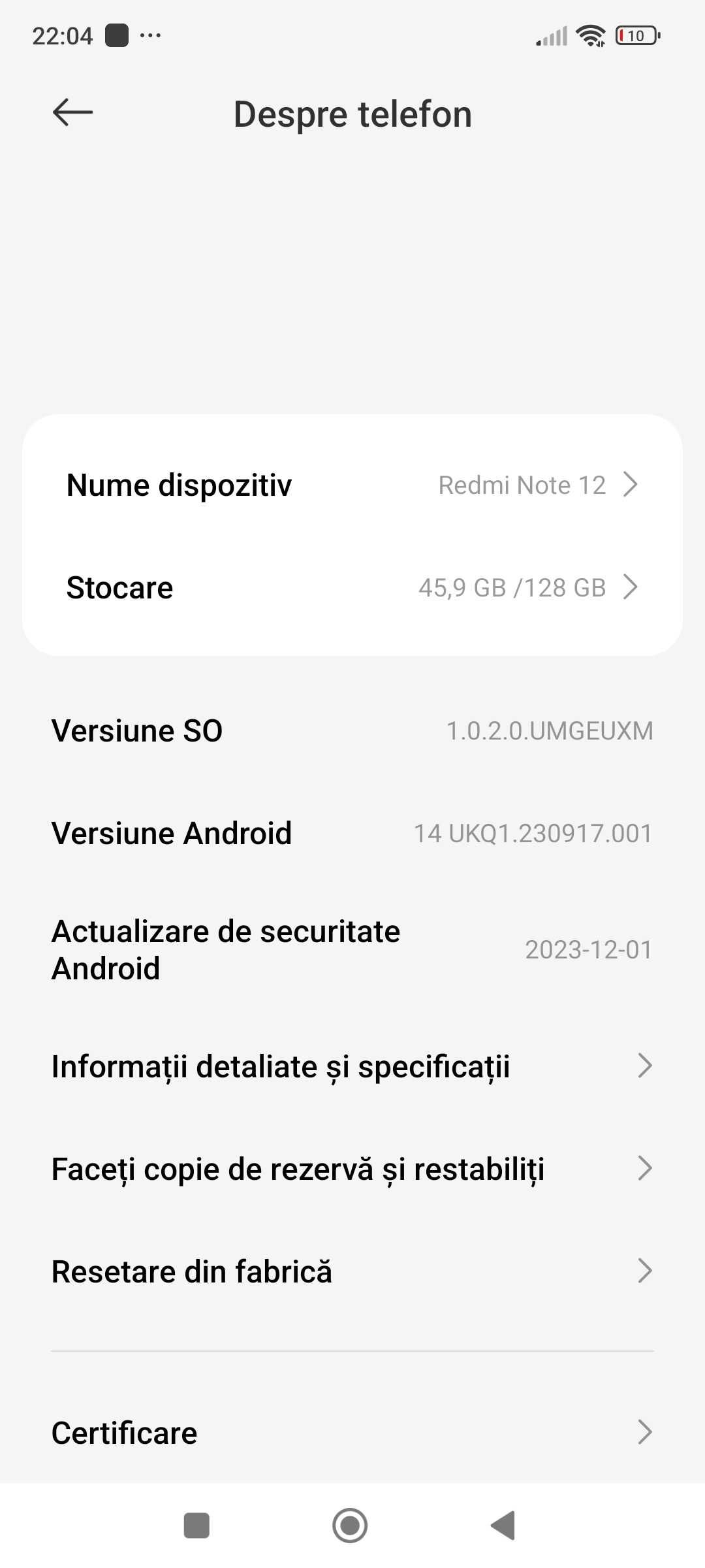 Vand telefon Redmi