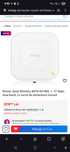 Zyxel Cloud WiFi6 AX1800 Wireless Access Point (802.11ax Dual Band), 1
