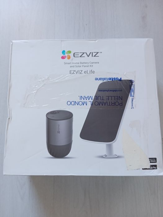 Видеонаблюдение EZVIZ: Камера CS-BC1C (1080P) и Соларен панел