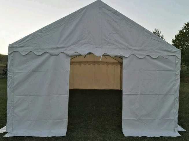 5x6 m CORT Pagoda Pavilion Evenimente ECONOMY nunta botez PVC 500
