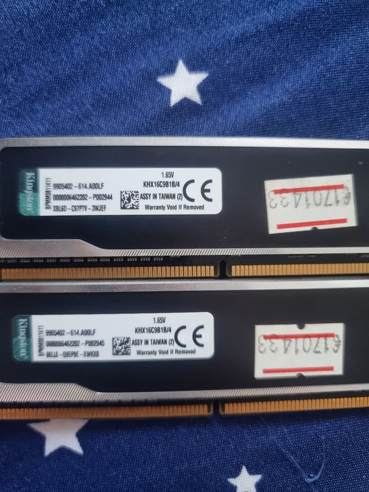 Ram Kingston Furry 8GB DDR3 1600mhz