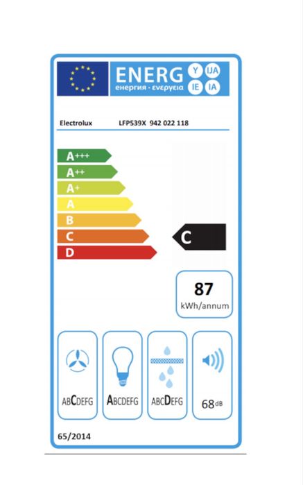 Vand hota ELectrolux 90 cm