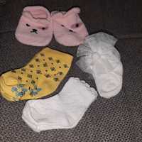 Детские носочки от рождения до 6 мес